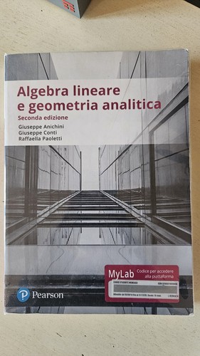 Algebra lineare geometria - algebra,