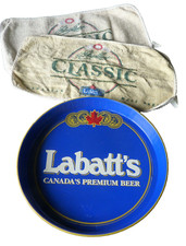 Vassoio e tovagliette in spugna birra Labatt's