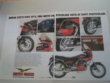 advertising Pubblicità 1984 MOTO GUZZI 1000 SP II