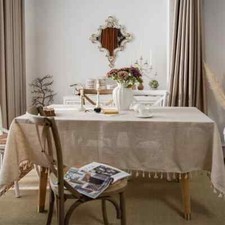 Tovaglia vintage lino cotone