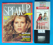 Rivista SPEAK UP 83 Febbraio 1992 + VHS Appuntamento Al Buio basinger