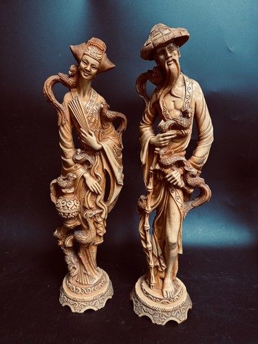 Cina coppia statue in - -,