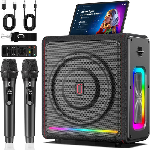 Macchina karaoke portatile con - macchina,