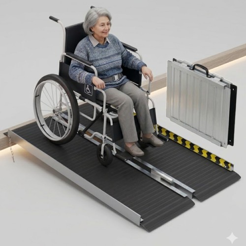 Rampa per disabili sedia - sedia, a