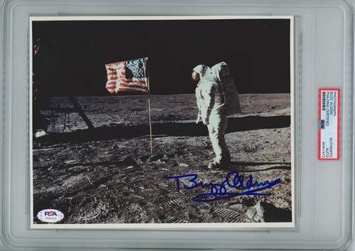 Foto firmata buzz aldrin 8x10 - firmata,