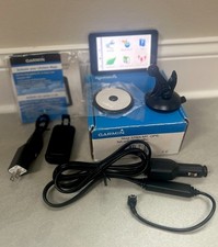 Garmin Nuvi 3790 LMT Pacchetto GPS Con Manuali Monta Cavi TESTATO Bello