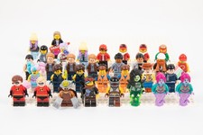 LEGO 32 Minifigures Lot– Collectible, Movie, Jurassic Park, Minions, Toy Story