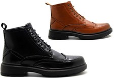 Stivali uomo Brogue Combat