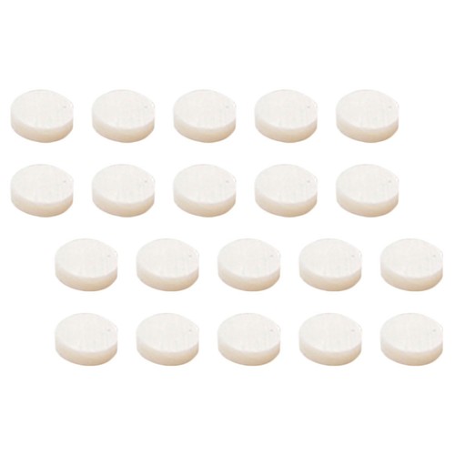 White shell guitar dot markers - shell,