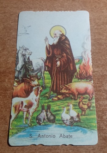 Santino holy card antonio - card, s.