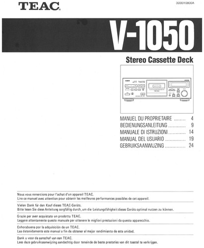 Teac 1050 - v,