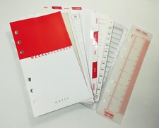 Ricarica Carta Organizer Ricambio Inserto Planner Organiser Personal 9,5 x 17 cm