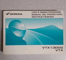 MANUALE ISTRUZIONI USO MANUTENZIONE HONDA VTX 1300 VTX 1300S 2002 ITALIANO VTX