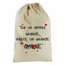 Sacchetto nascita primo cambio per neonato da un amore grande nasce un grande...