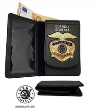 PORTADOCUMENTI MILITARE PORTAFOGLIO PORTA PLACCA PORTATESSERA GUARDIA GIURATA