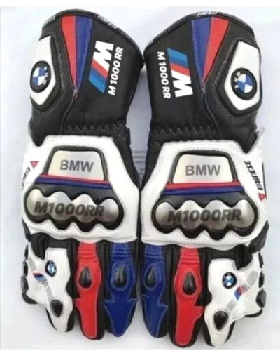 Guanti pelle moto uomo - guanti,