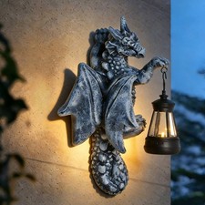 Scultura Drago con Lanterna