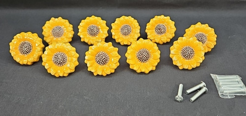 Pomelli per cassetti girasole