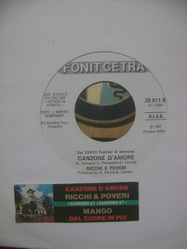 Ricchi poveri canzone - 7",