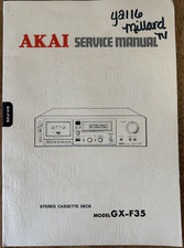 Akai f35 stereo cassette - gx-f35,
