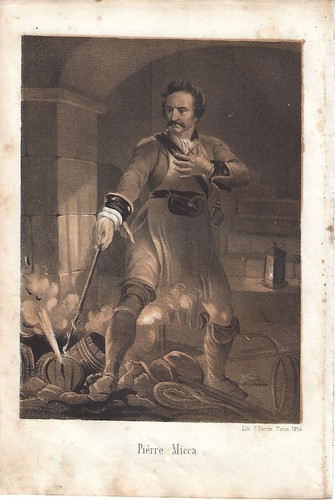 Stampa antica pietro micca - stampa,