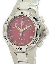 Orologio Cronografo Vintage Donna 34mm Tag Heuer Kirium Quadrante Viola CL1213.BA0705