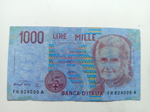 1000 lire montessori - lire,