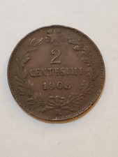 2 Centesimi 1908  Vittorio