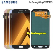 DISPLAY TOUCH SCREEN OLED AMOLED SAMSUNG GALAXY A5 2017 SM-A520 SCHERMO VETRO