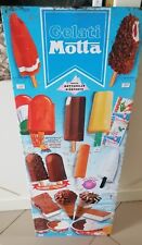 gelati Motta Mazinga targa tabella lire insegna cartello gelato originale LEGGI!