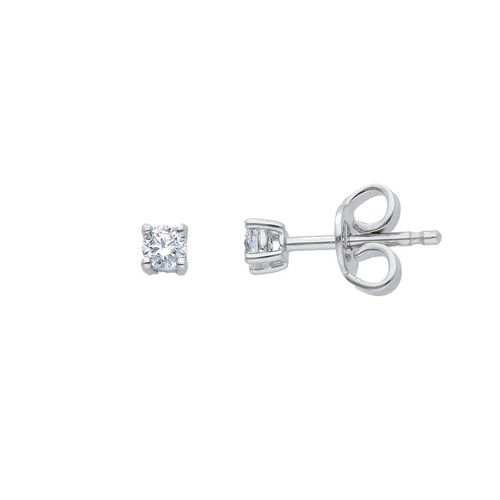 Orecchino diamante naturale - orecchino,