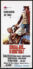 SPARA JOE... E COSI' SIA!!! LOCANDINA CINEMA WESTERN ITA 1972 PLAYBILL POSTER