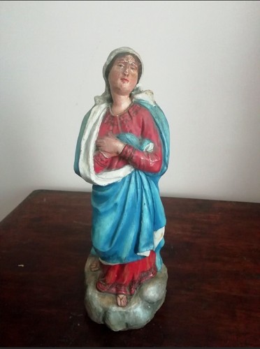 Statua terracotta madonna - statua, in