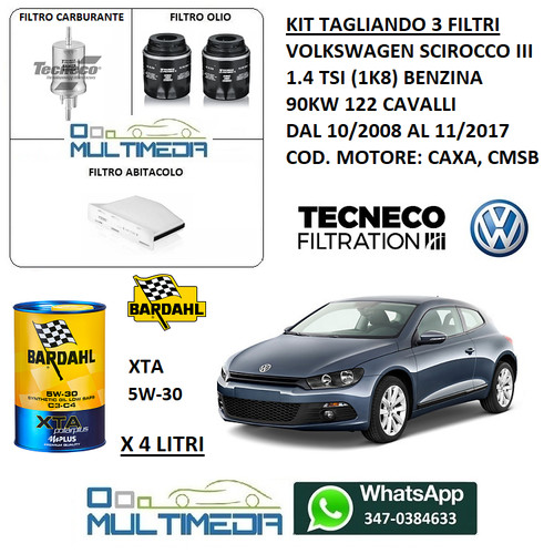 Kit tagliando filtri olio - 3,