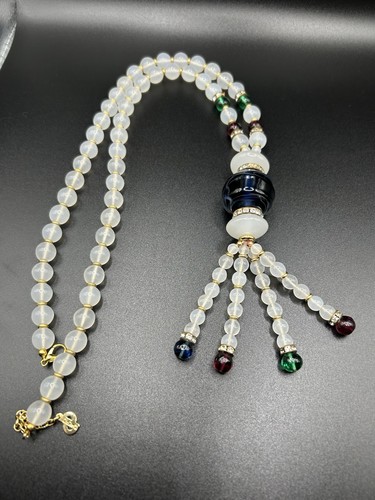 Collana opalescente perle