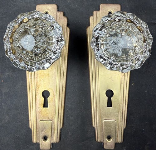 Art deco set - set, ottone