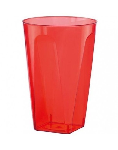 Bicchieri plastica rossi - bicchieri, in