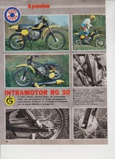 advertising Pubblicità-MOTO INTRAMOTOR RG 50 1977 -MOTOITALIANE ENDURO EPOCA