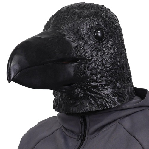 Maschera corvo halloween - da,