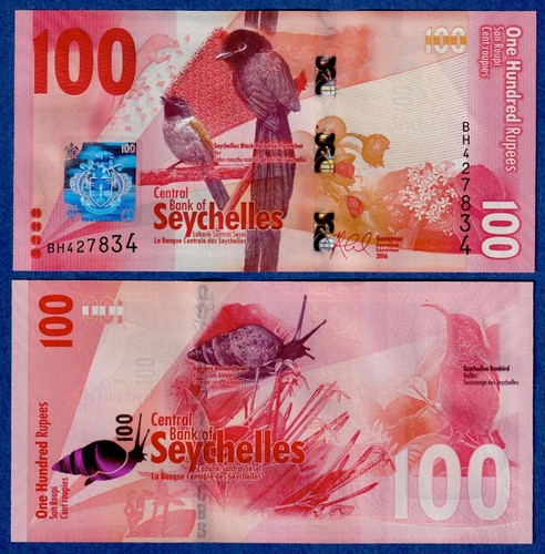 Seychelles 100 rupees 2016 - rupees,