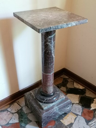 Colonna marmo porta vaso - porta,