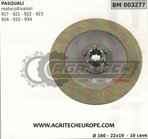 Disco frizione motocoltivatore - frizione,