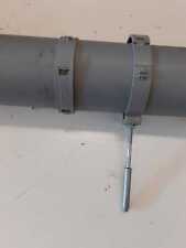 collari in pvc 75 110 per tubi plastica con viti e tasselli kit 3 pezzi