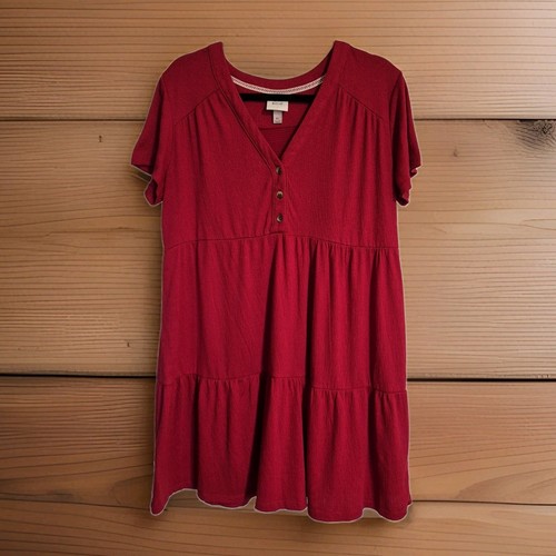 Knox rose red - red, henley
