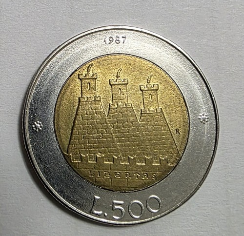 500 lire san marino - san,
