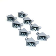 Supporti mensole di ricambio per IKEA 106422 (PAX, KOMPLEMENT, TRYSIL) (Confezione da 8)