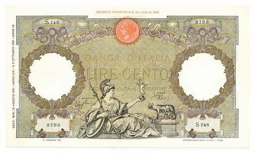 100 lire capranesi aquila - 100,