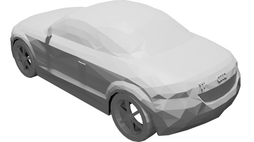 Audi roadster modellino - tt,