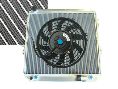 Aluminium radiateur fan - aluminium, pour