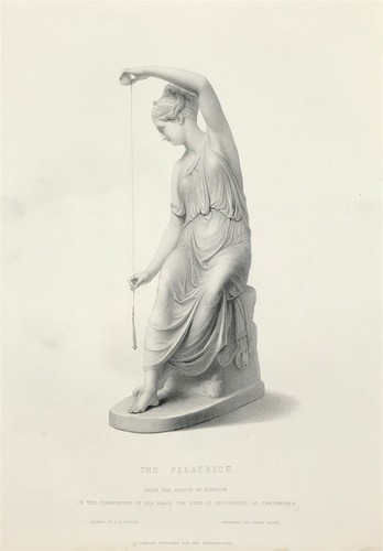 Scultura filatrice 1852 - scultura, la